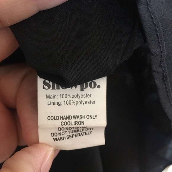 Showpo Lace Me Up Dress in Black Floral NWT Size 2 - Picture 8 of 9